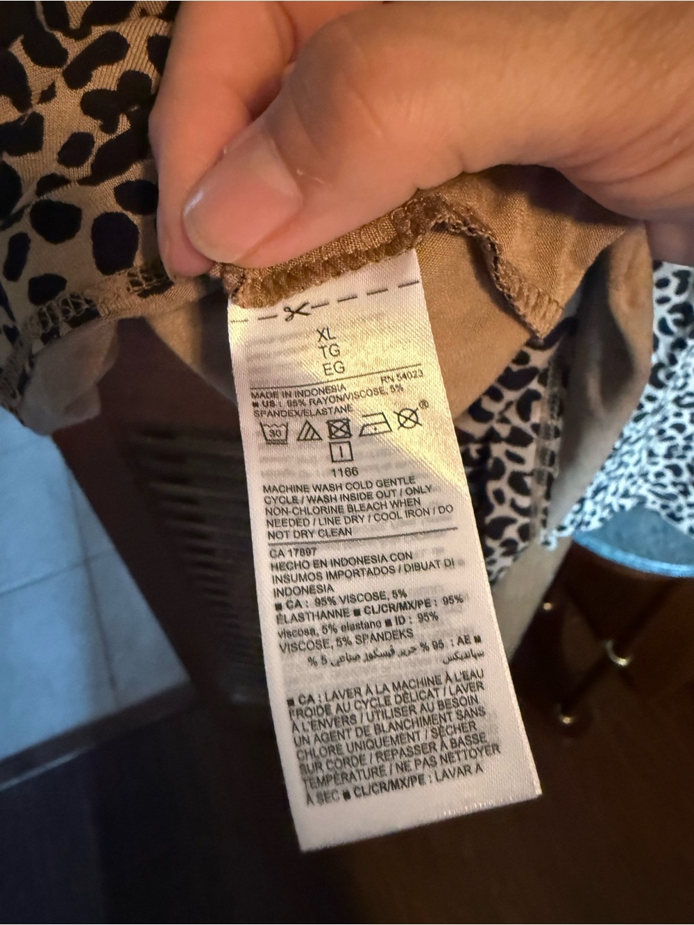 Old Navy NWT leopard print knit swing style dress XL - Picture 2 of 5